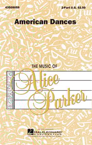cover American Dances Two-Part choral sheet music cover